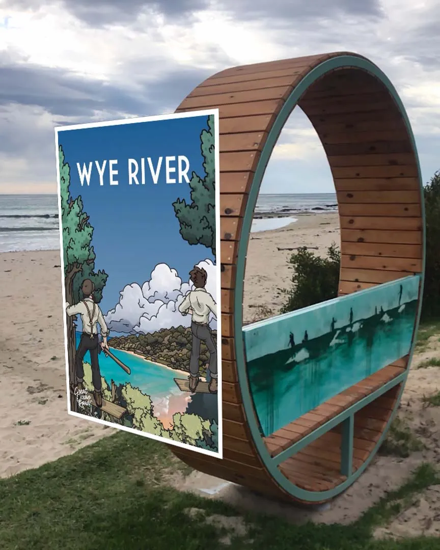 Stories of the Road - AR coastal scene