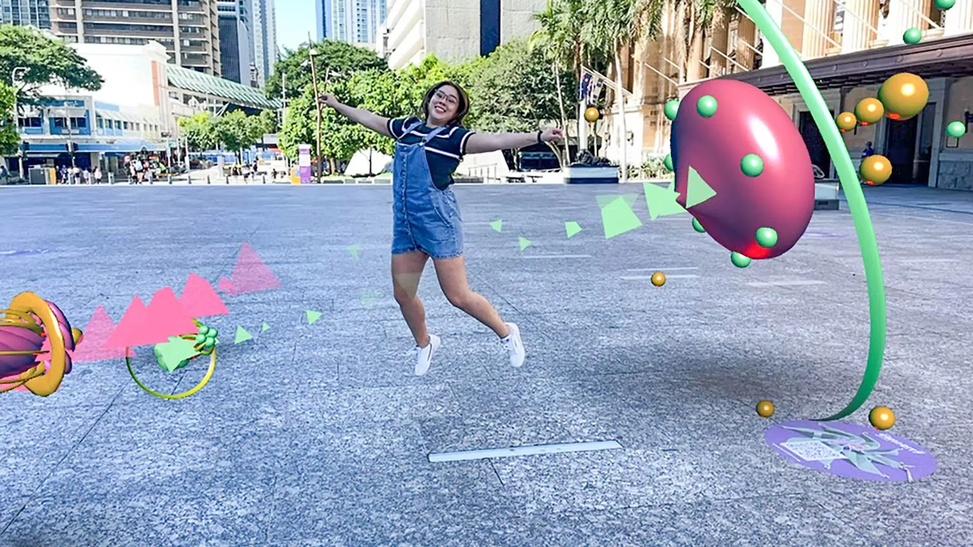 Artificial ecology AR outside